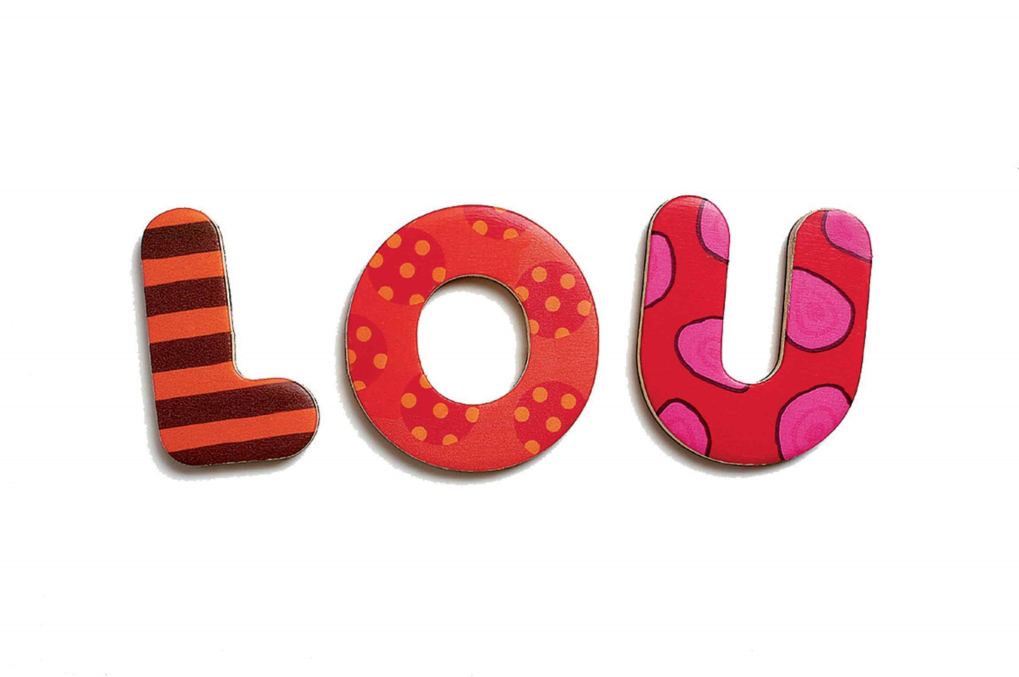 Magnetic's 38 big letters