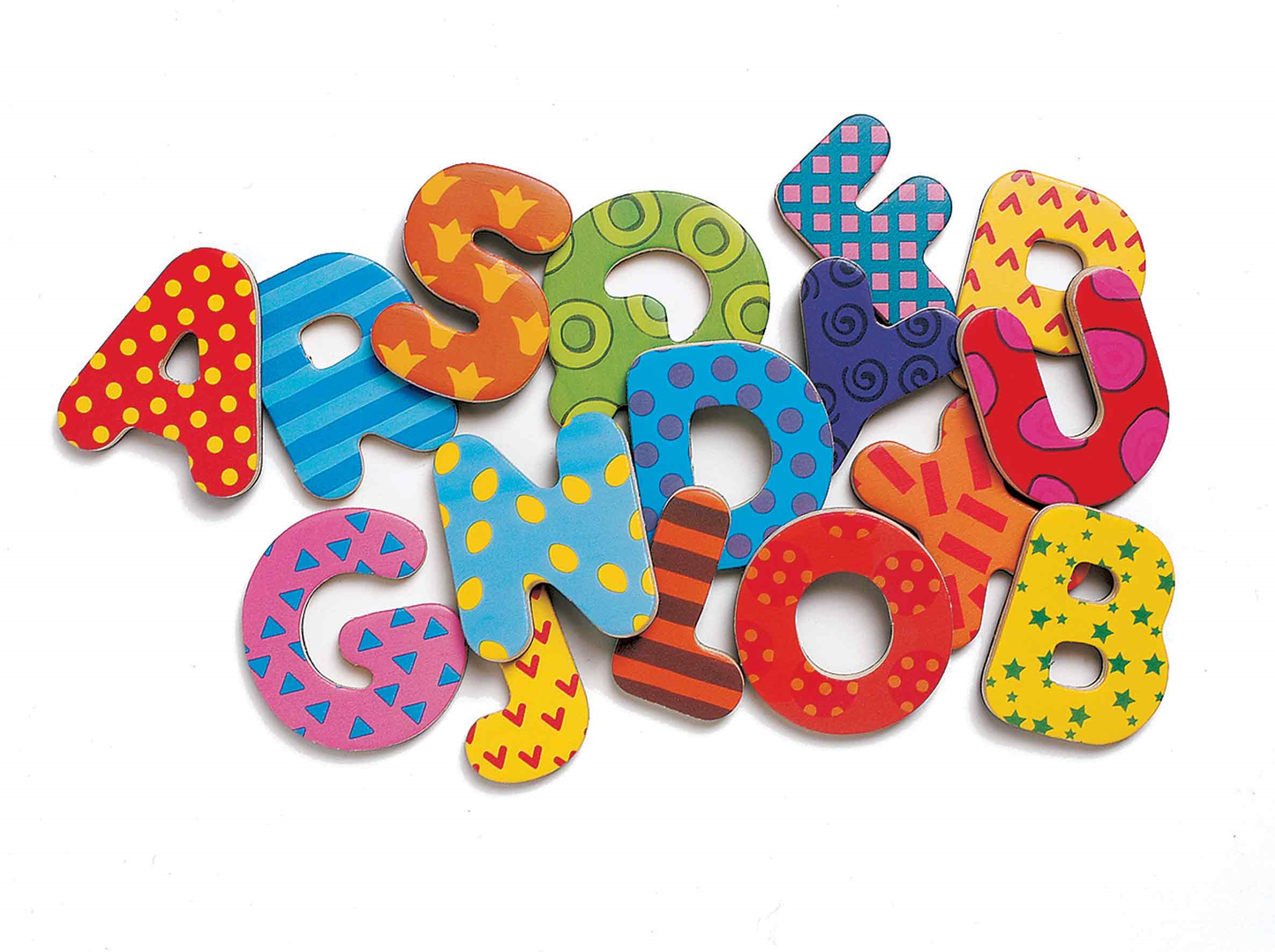Magnetic's 38 big letters