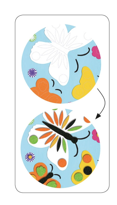 Tableaux de feutrine - Douce nature