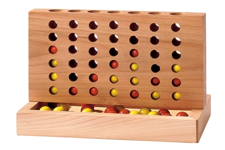 Quatre à la suite en bois 15.5*8.5*10 cm