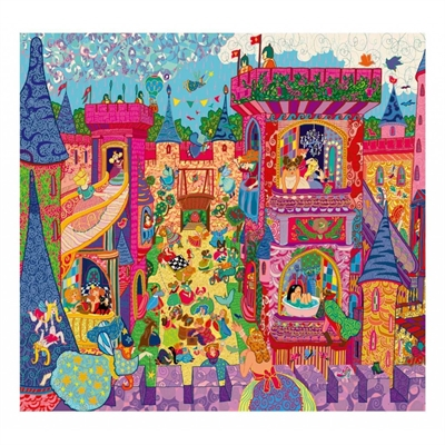 Le Château Féerique - 54 pcs - Puzzle Silhouette