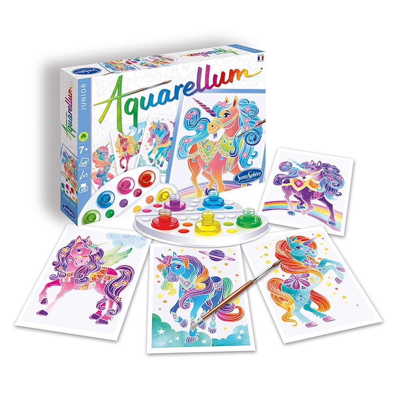 AQUARELLUM JUNIOR "Licornes"