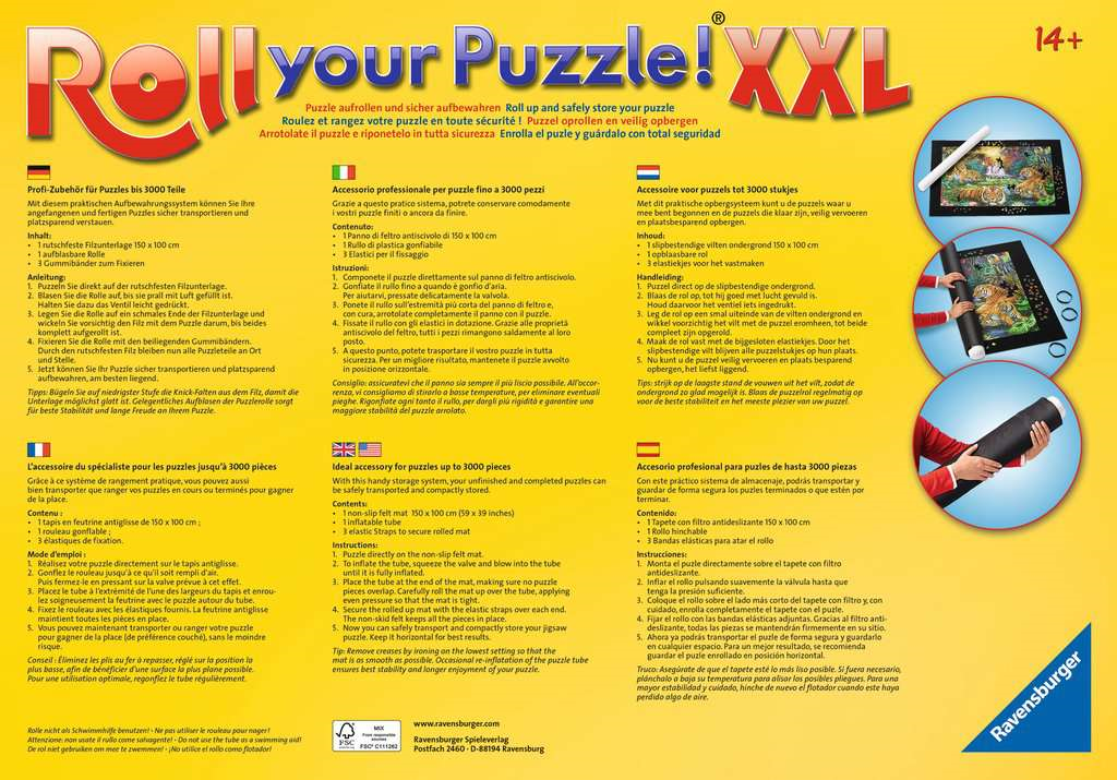 Tapis de Puzzle XXL 1000 - 3000 pcs