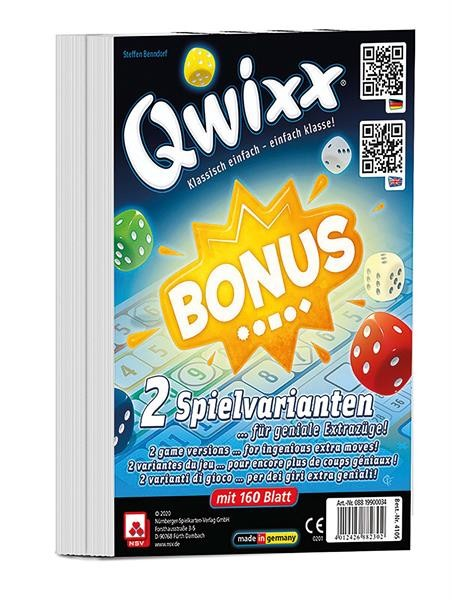 Qwixx - bloc de scores