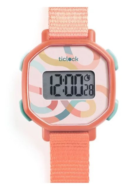 Montre digital - Pastel volute