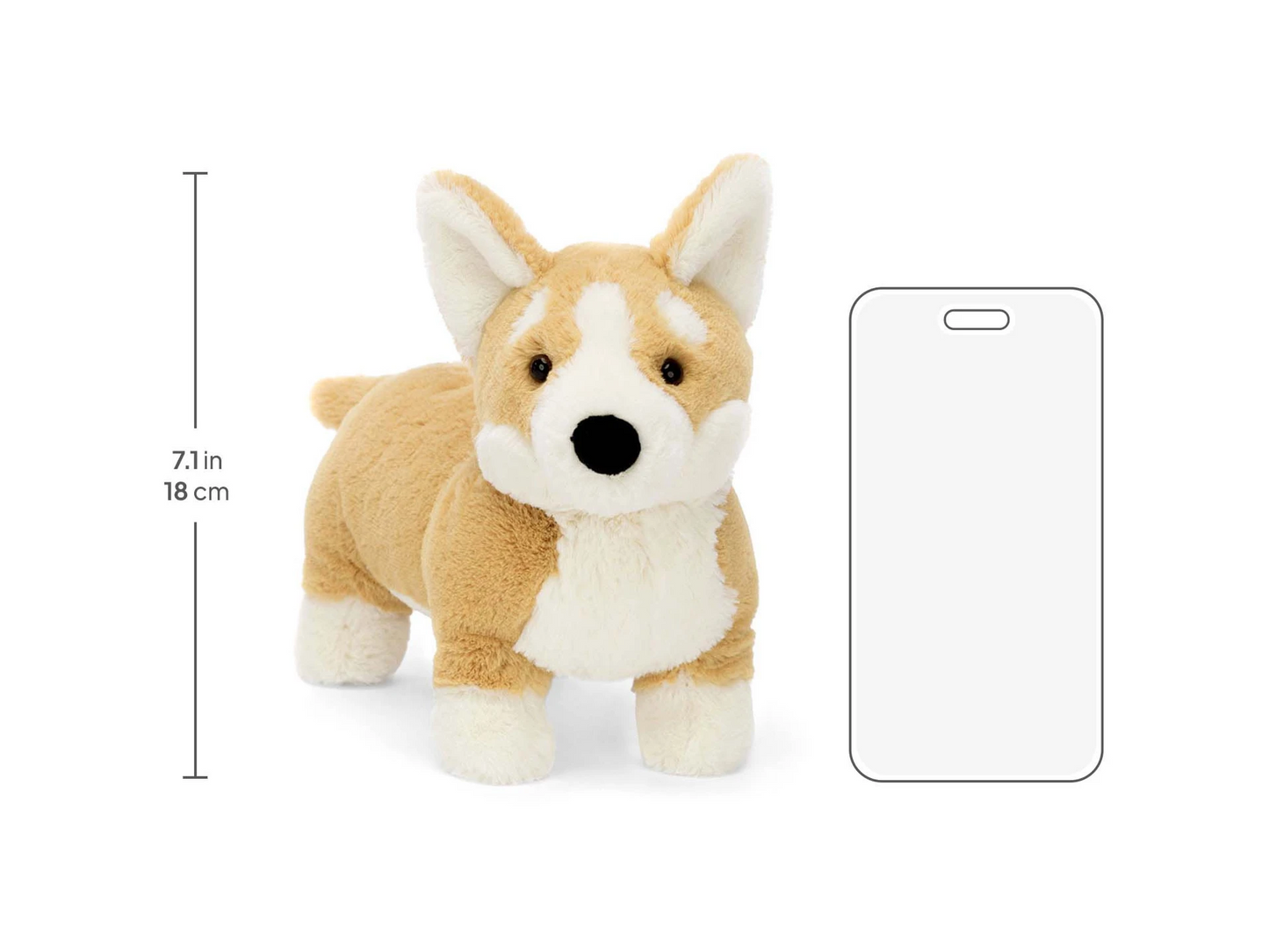 Betty Corgi - 18cm x 9cm x 21cm