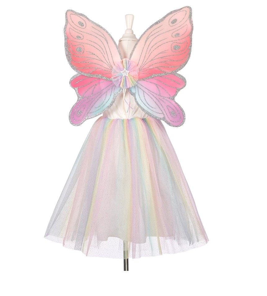 Louanne, robe + ailes 5-7 ans, 110 - 122 cm