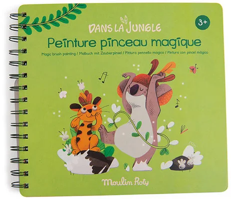 Peinture pinceau magique - Dans la Jungle