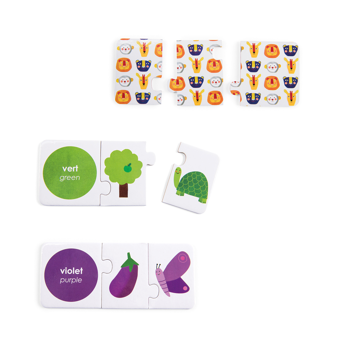 Puzzles les couleurs Les Popipop