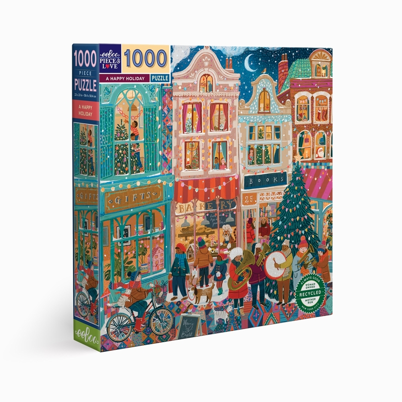 A Happy Holiday - Puzzle 1000 pièces Eeboo