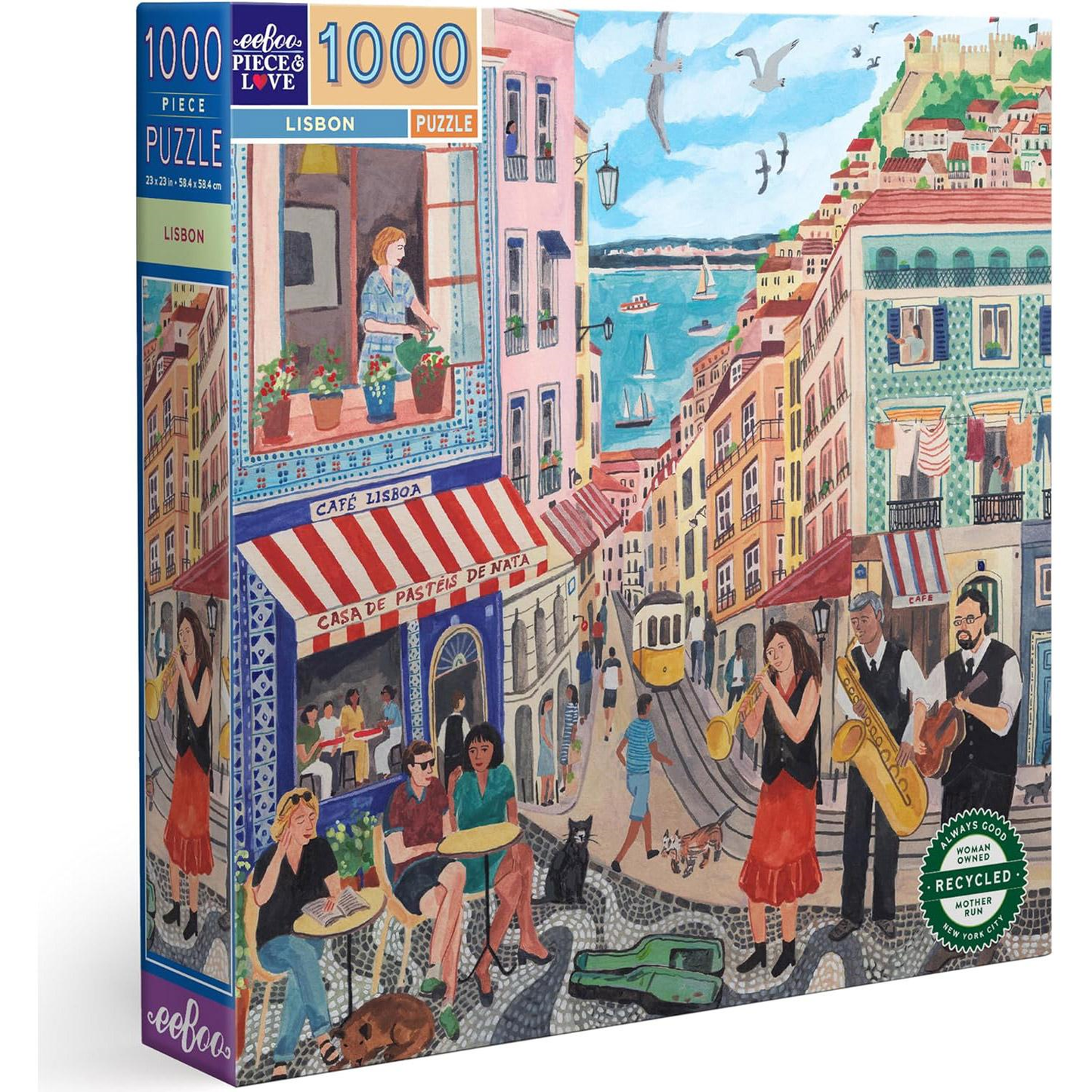 Lisbon - Puzzle 1000 pièces Eeboo