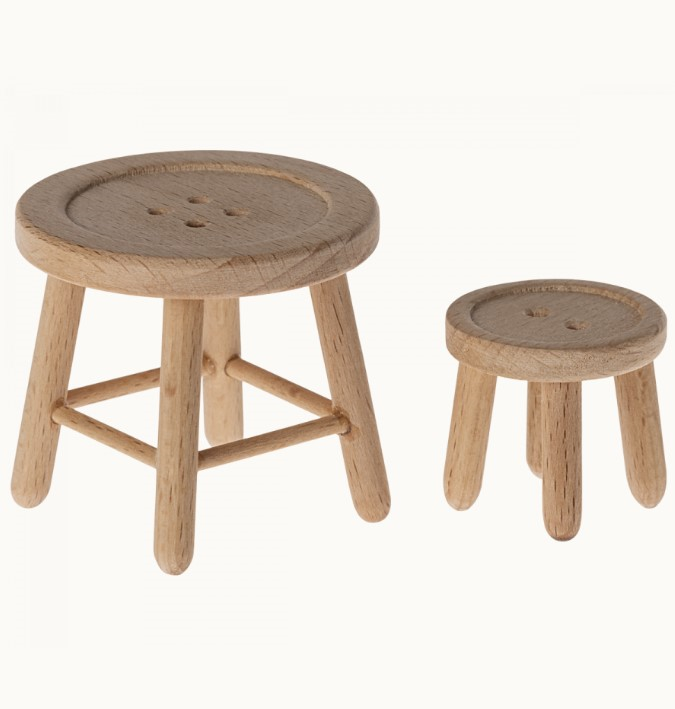 Ensemble table et tabouret