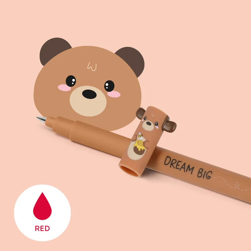 STYLO À ENCRE GEL EFFAÇABLE - ERASABLE PEN - TEDDY BEAR
