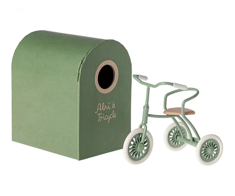Abri à tricycle, Souris - Vert