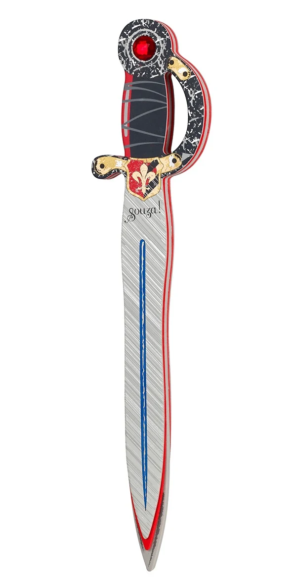 Epée Alphonso, mousse noir (1 pc)