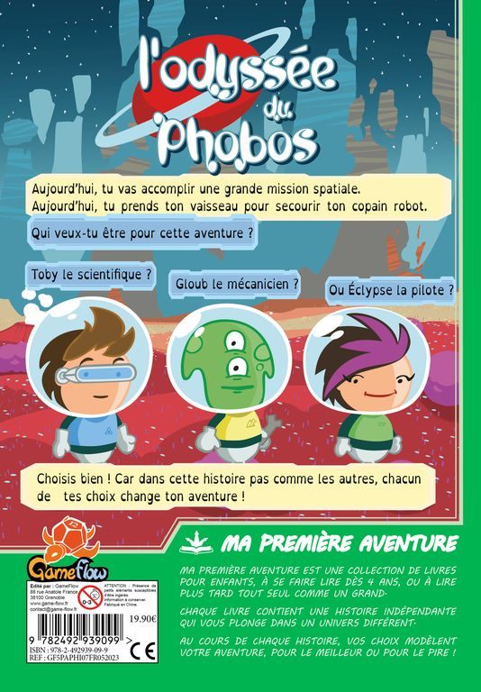 MA 1ERE AVENTURE : PHOBOS Version Longue