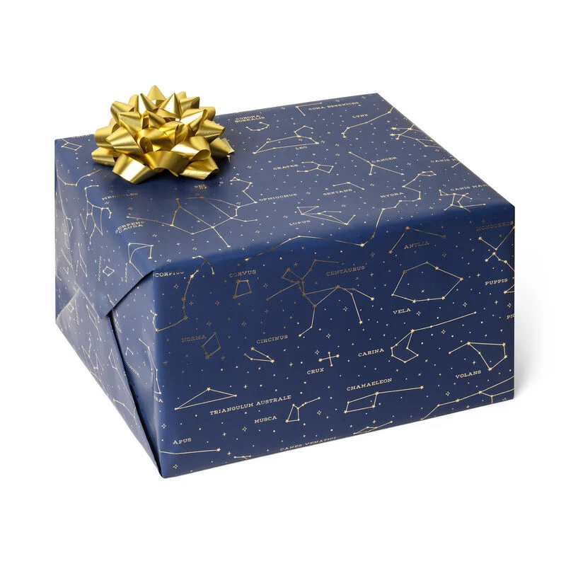 PAPIER CADEAU - WRAPPING PAPER - CONSTELLATION - 70 x 200 cm