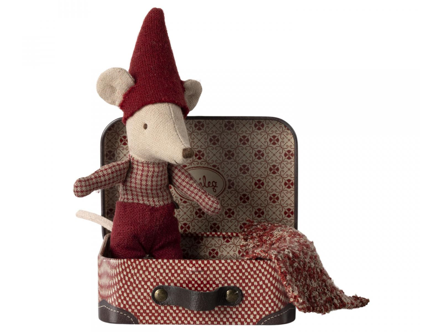 Souris de Noël, Bébé et sa valis