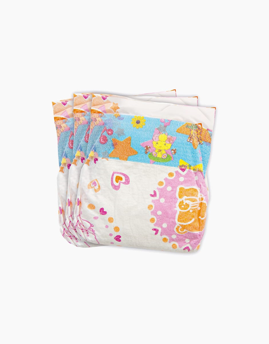 Lot de 3 couches pour poupées
