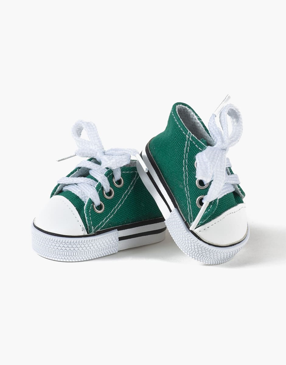 Baskets Komvers vert gazon