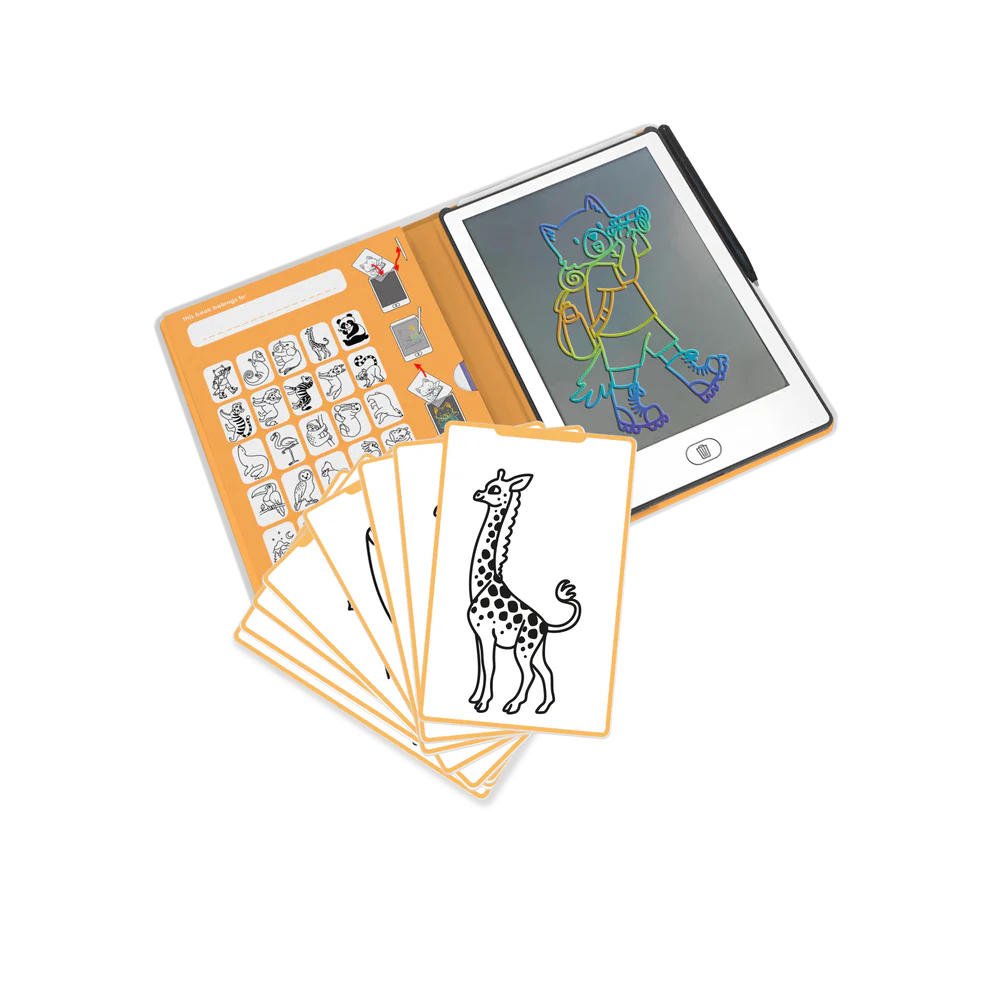 KIDYDRAW-MINI Tablette à dessin 30 Animaux