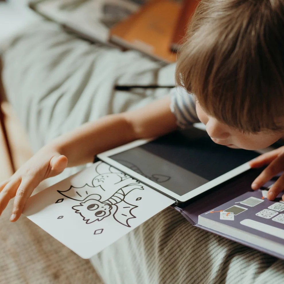 KIDYDRAW-MINI Tablette à dessin 30 images Il était une fois