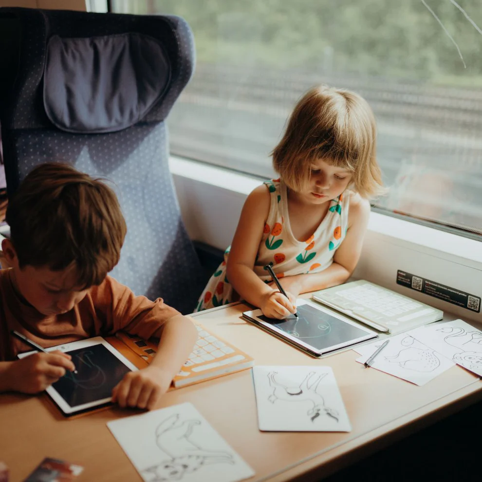 KIDYDRAW-MINI Tablette à dessin 30 images Il était une fois