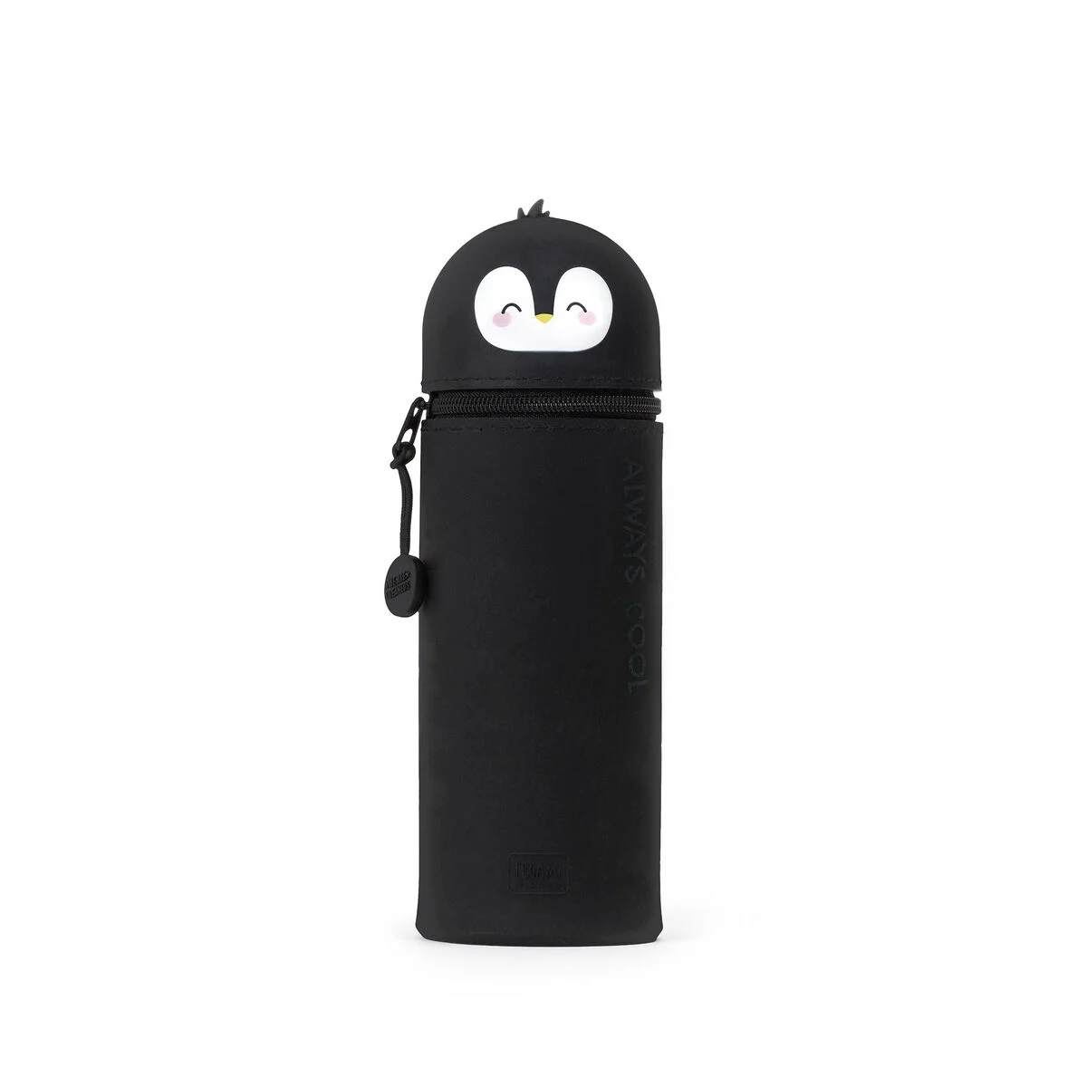2-IN-1 SILICONE PENCIL CASE - KAWAII - PENGUIN