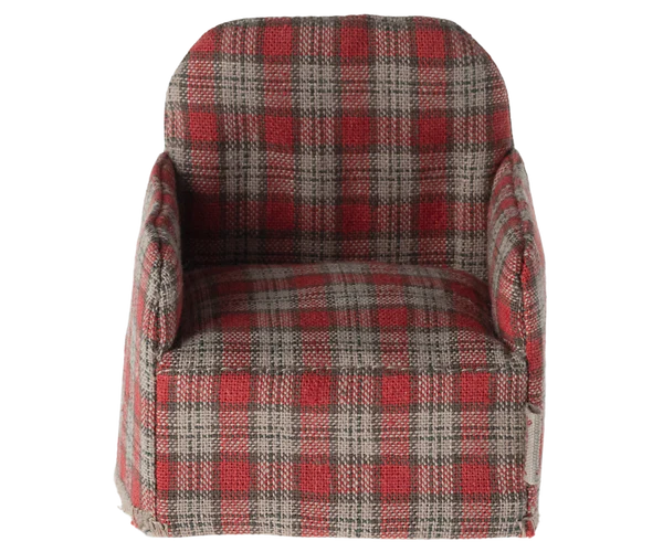 Fauteuil, Souris - Rouge, vichy
