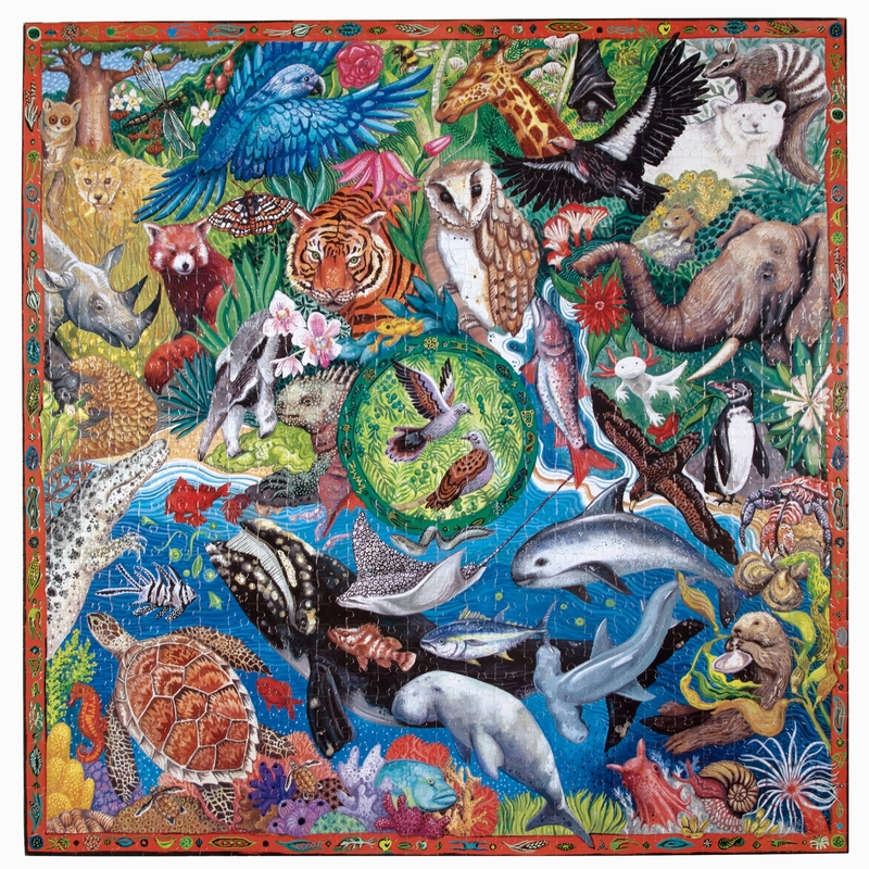 WILD WORLDPuzzle 1000 pièces Eeboo
