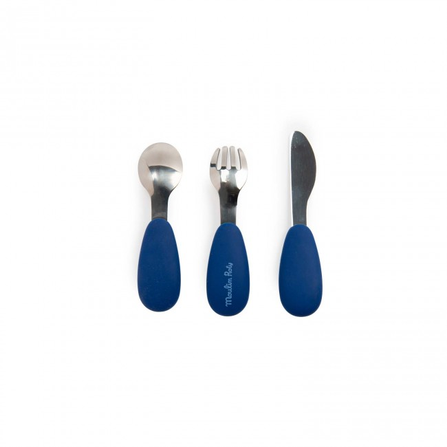 Set couverts silicone - Puce & Pilou
