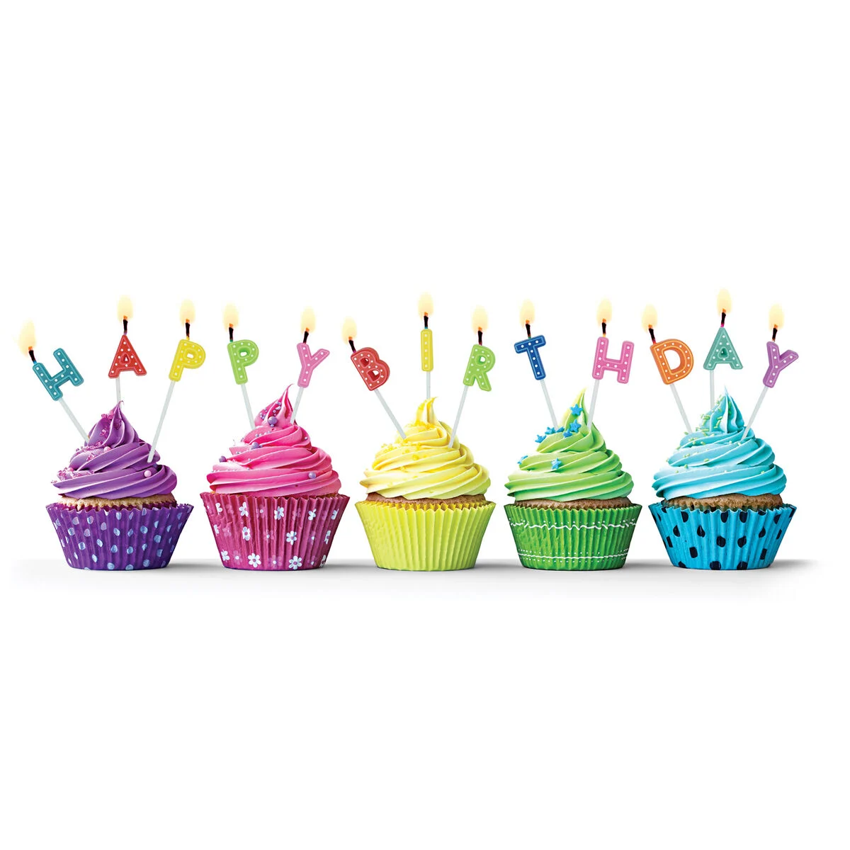 BOUGIES POUR GÂTEAU - PARTY CANDLES - MULTICOLOR