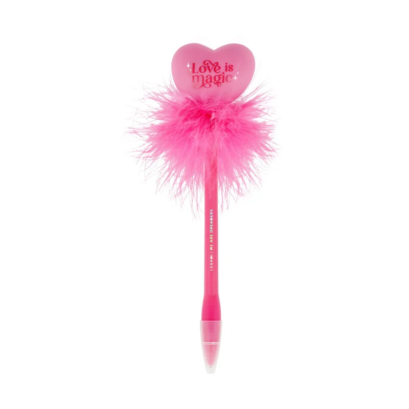 STYLO À BILLE COEUR LUMINEUX - WRITING IS MAGIC