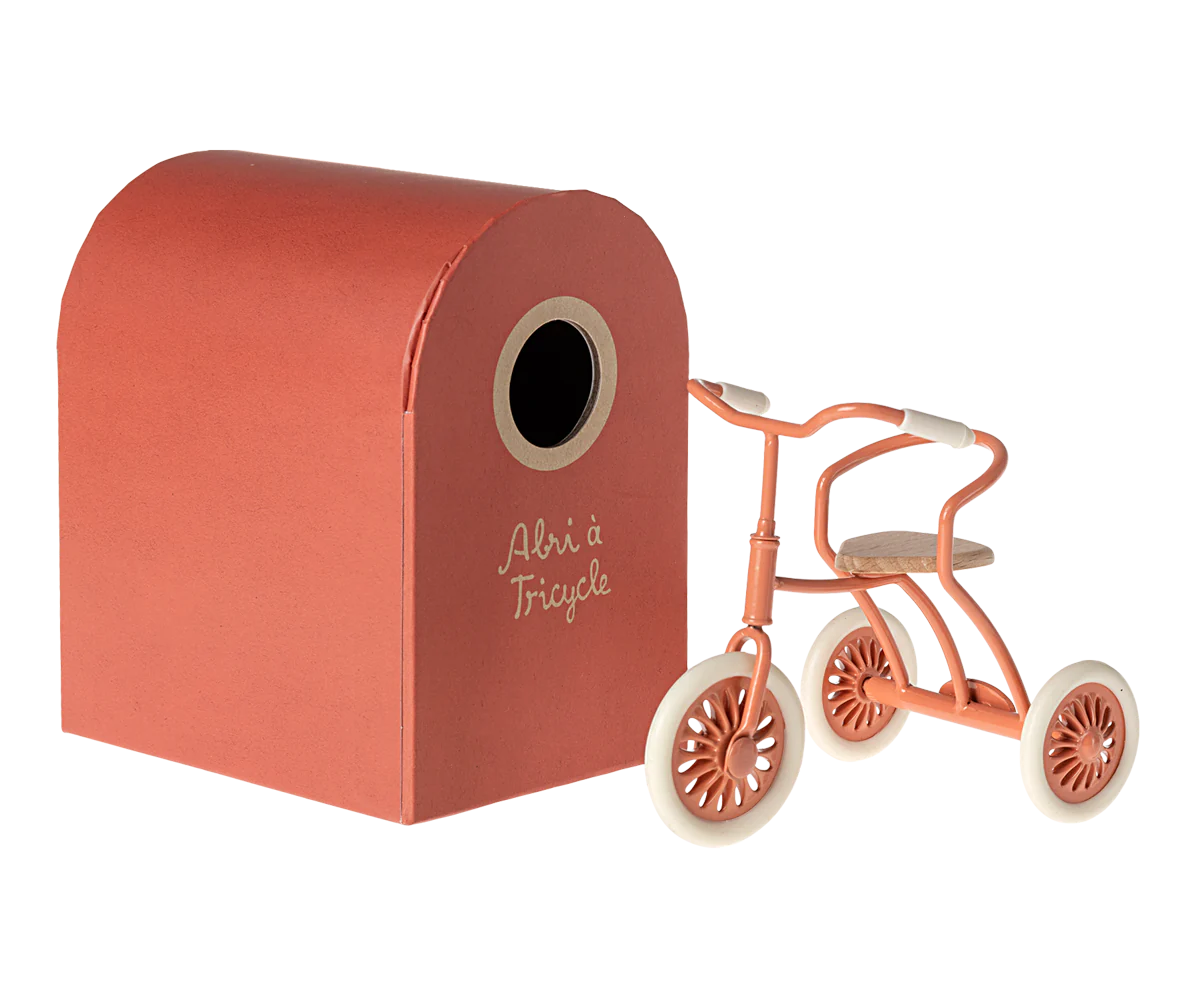 Abri à tricycle, Souris - Corail