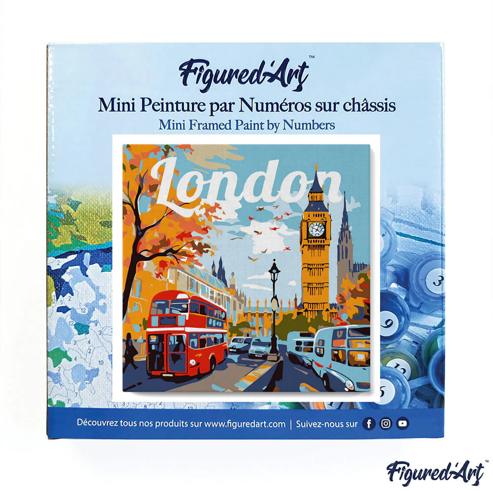 Mini Peinture par numéros Figured'Art - Big Ben Londres
