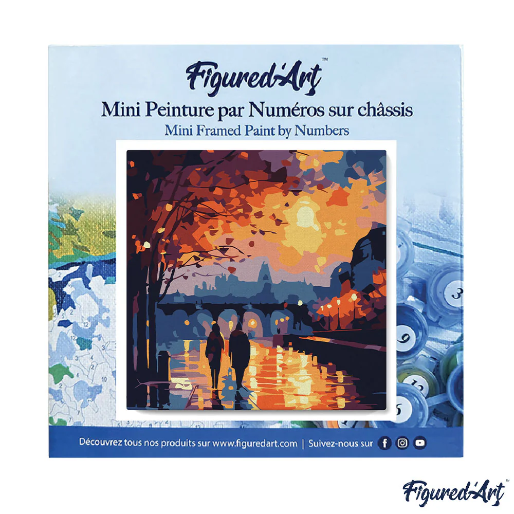 Mini Peinture par Numéros Figured'Art - Nuit Romantique