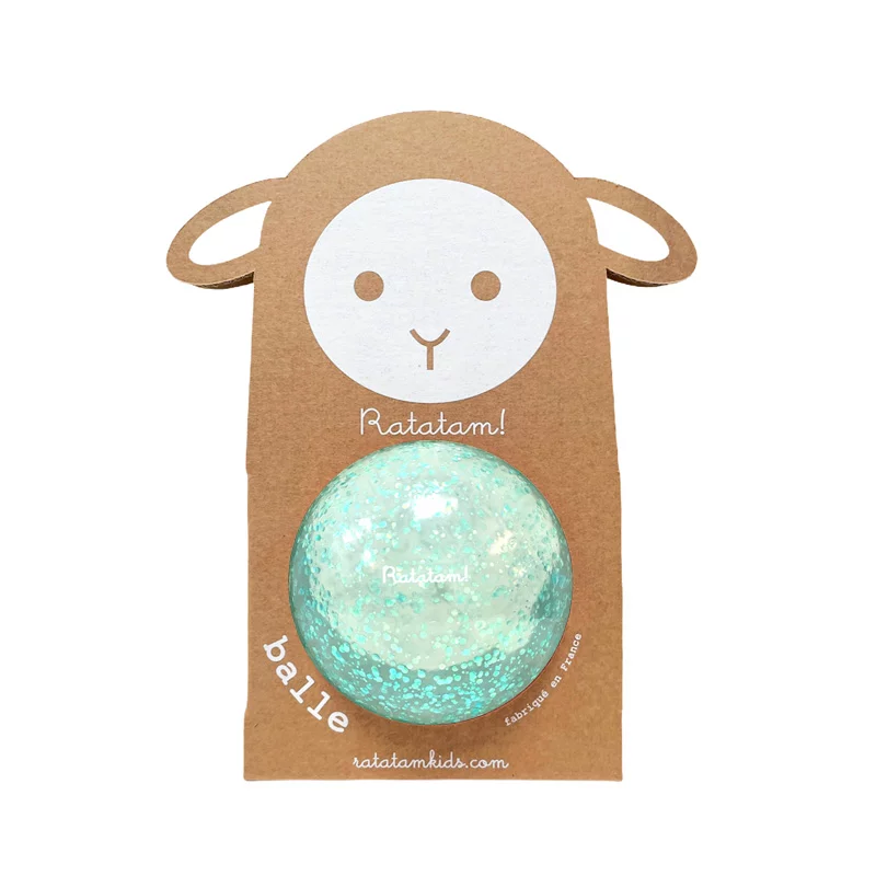 Ballon mouton bulle 10 cm - Bleu