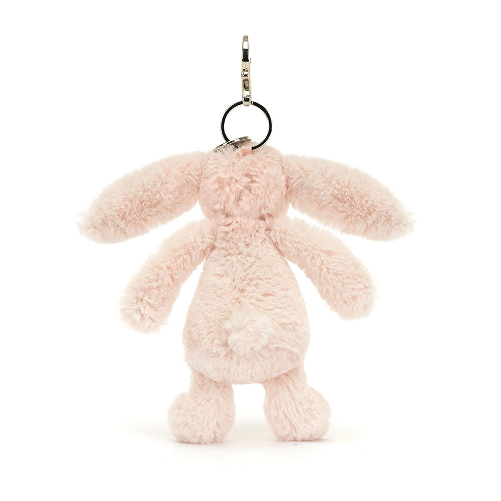 Bashful Blush Bunny Bag Charm - 18cm x 5cm x 4cm