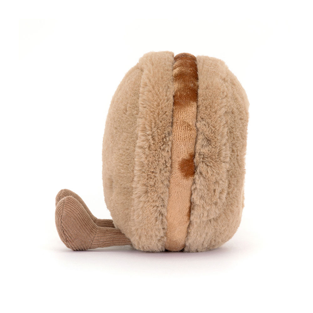 Amuseables Mona Macaron (Chocolate) - 12cm x 10cm x 5cm