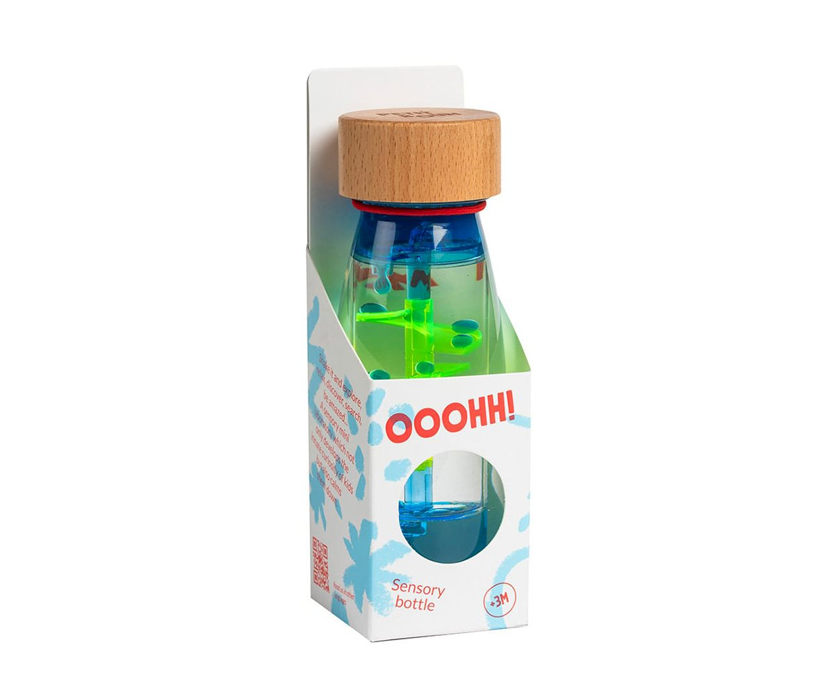 PETIT BOUM MOVE BOTTLE SPIRAL BLUE
