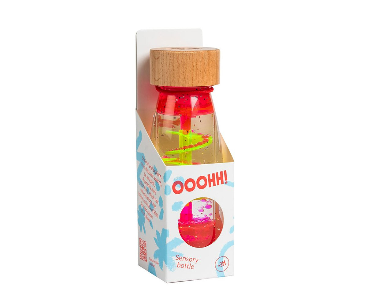 PETIT BOUM MOVE BOTTLE SPIRAL PINK
