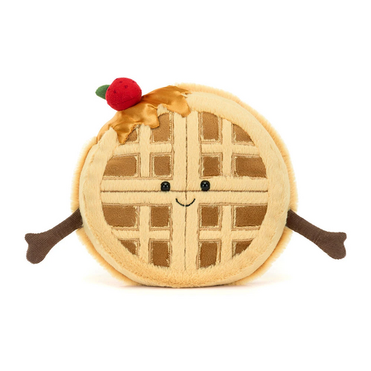 Amuseables Rene Waffle - 14cm x 15cm x 7cm
