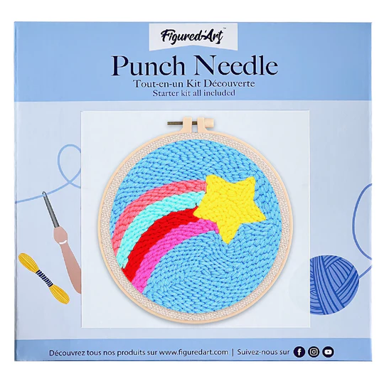 Punche Needle Figured'Art - "ETOILE FILANTE"
