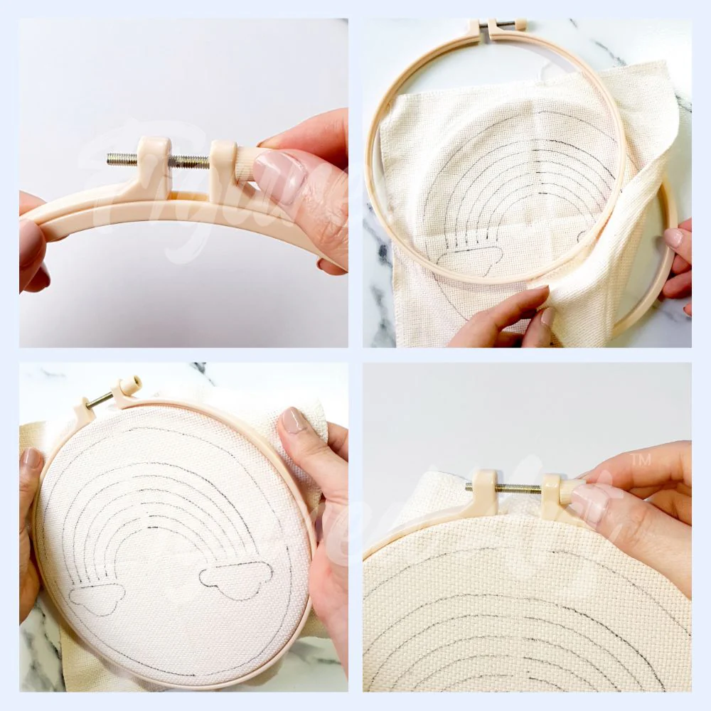 Punch needle Figured'Art - "CHAT DANS SON COUFFIN"