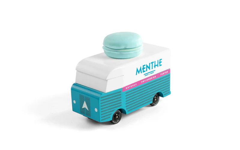 Candycar Vans: MACARON VAN Bleu