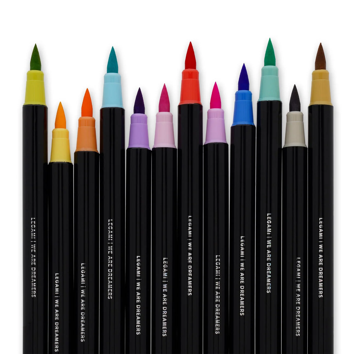 Set de 12 feutres pinceaux - Brush markers - Pastel colours