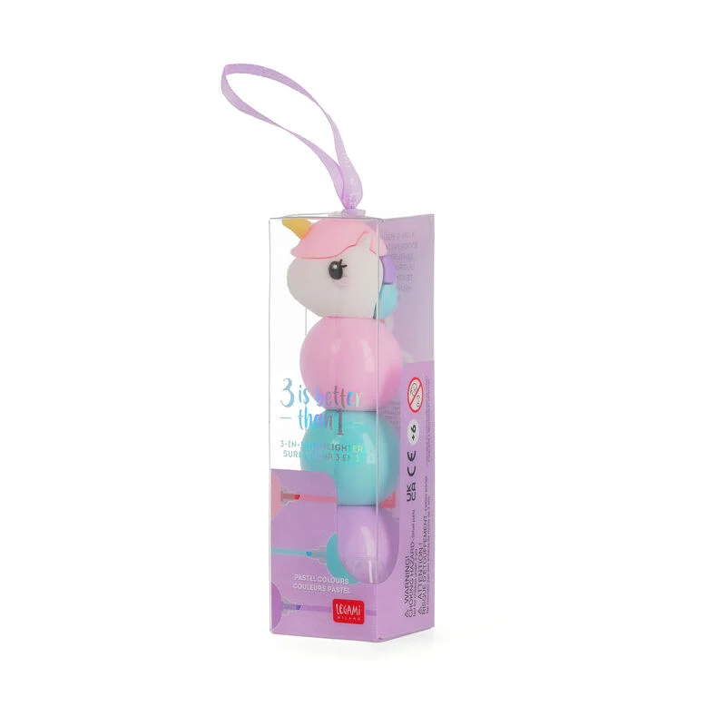 SURLIGNEUR 3 en 1 - 3 IS BETTER THAN - UNICORN