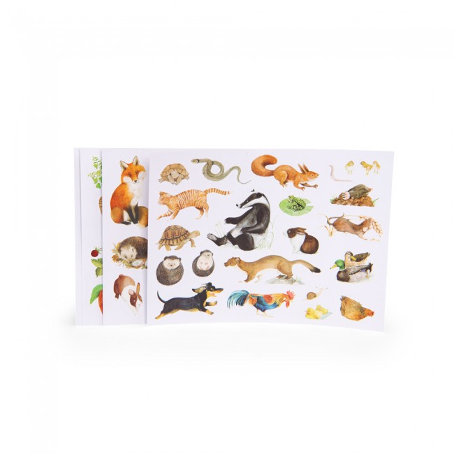 Pochette stickers Le jardinier Le Jardin du Moulin