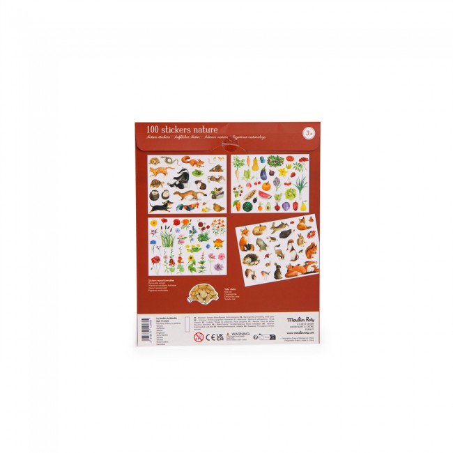 Pochette stickers Le jardinier Le Jardin du Moulin