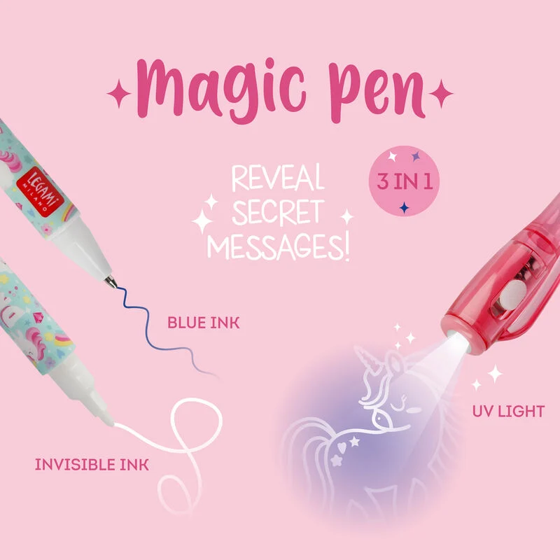 STYLO À ENCRE INVISIBLE - UNICORN
